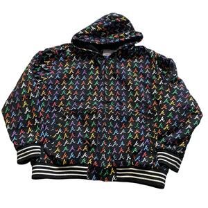 Vintage G-III G3 Atlanta Braves MLB Genuine Merchandise AOP Logo Jacket Size 3XL